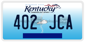402JCA  license plate in KY
