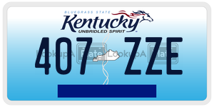 407ZZE  license plate in KY