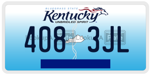 4083JL  license plate in KY