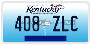 408ZLC  license plate in KY