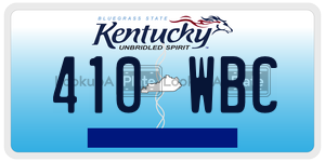 410WBC  license plate in KY