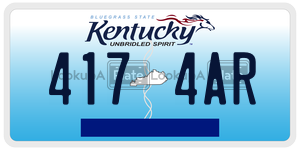 4174AR  license plate in KY