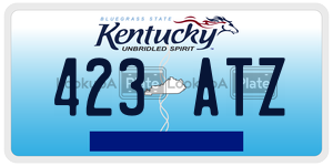 423ATZ  license plate in KY