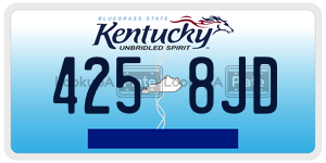 4258JD  license plate in KY