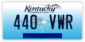 440VWR  license plate in KY