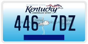 4467DZ  license plate in KY