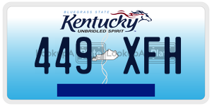 449XFH  license plate in KY