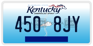 4508JY  license plate in KY