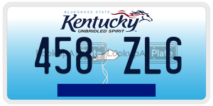 458ZLG  license plate in KY