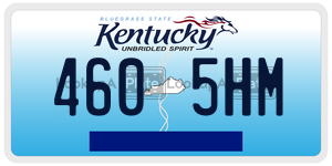 4605HM  license plate in KY