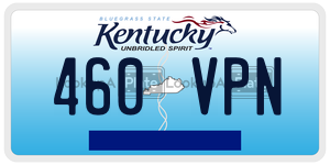460VPN  license plate in KY