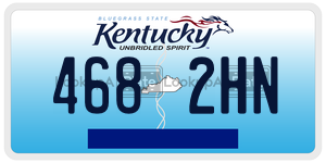 4682HN  license plate in KY