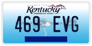 469EVG  license plate in KY