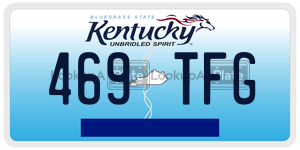 469TFG  license plate in KY