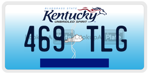 469TLG  license plate in KY