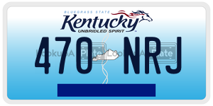470NRJ  license plate in KY