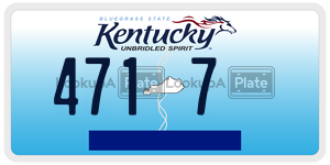 4717 license plate in Kentucky