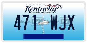 471WJX  license plate in KY