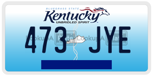 473JYE  license plate in KY