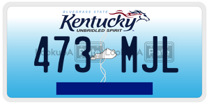 473MJL  license plate in KY