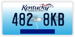 4828KB  license plate in KY