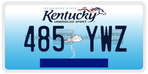 485YWZ license plate in Kentucky