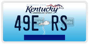 49ERS  license plate in KY