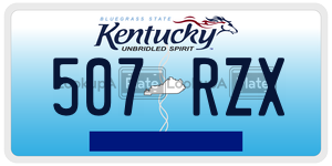 507RZX  license plate in KY