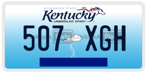 507XGH license plate in Kentucky