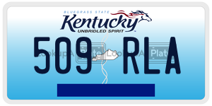 509RLA  license plate in KY