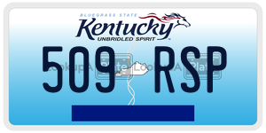 509RSP  license plate in KY