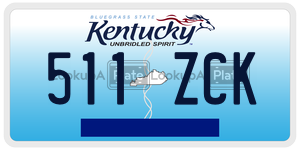 511ZCK  license plate in KY