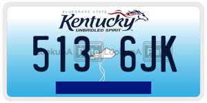 5136JK  license plate in KY