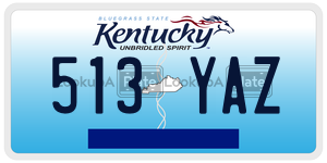 513YAZ  license plate in KY
