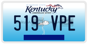 519VPE  license plate in KY