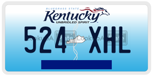 524XHL  license plate in KY