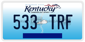 533TRF license plate in Kentucky