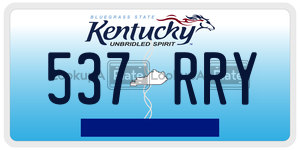 537RRY  license plate in KY