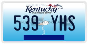 539YHS  license plate in KY
