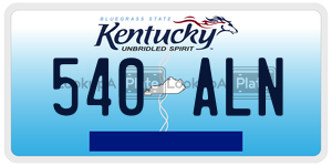 540ALN  license plate in KY