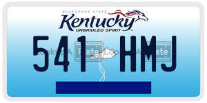 541HMJ license plate in Kentucky