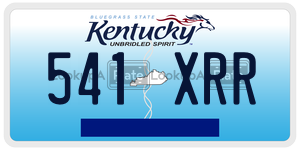 541XRR  license plate in KY