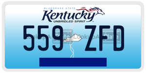 559ZFD license plate in Kentucky