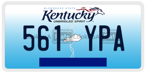 561YPA  license plate in KY