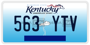 563YTV  license plate in KY