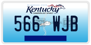 566WJB  license plate in KY