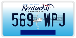 569WPJ  license plate in KY