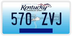 570ZVJ  license plate in KY