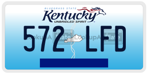 572LFD  license plate in KY