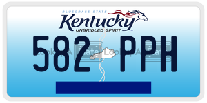 582PPH  license plate in KY